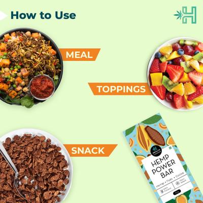 Health Horizons Hemp Power Protein Bar (Pack of 2 x 50 gm) - Nutritional Bars