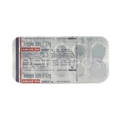 Amloz 10mg Tablet 10'S - Hypertension-Cal