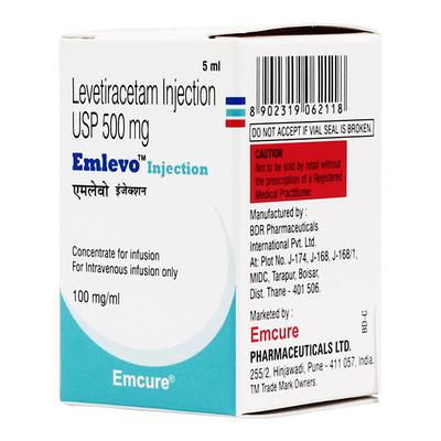 Emlevo 500mg Injection 5ml - Epilepsy/Convulsion-Ant