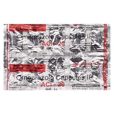 ACI 20mg Capsule 10's - Ulcer/Reflux/Flatulence-Aaa