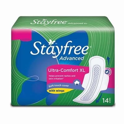 Stayfree Advanced Ultra-Comfort with Wings (XL) 14's - Sanitary Napkins