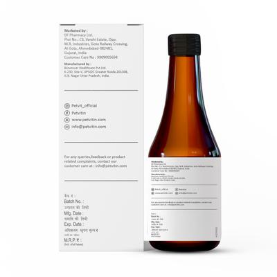 Petvit Hematic Syrup -For All Ages Breed Dogs & Cats 200 ml - Petfood
