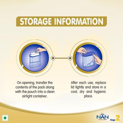 Nestle Nan Excella Pro 2 (6 Months+) Powder 400 gm (Refill Pack) - Baby And Infant Supplements