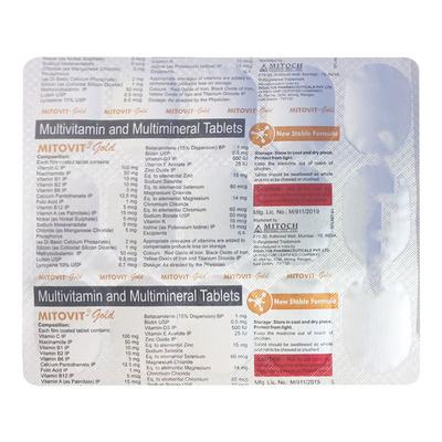 MITOVIT GOLD Tablet 15's - Supplements-Vam