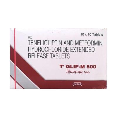 Tglip M 500/20mg Tablet 10'S - Diabetes-Ant