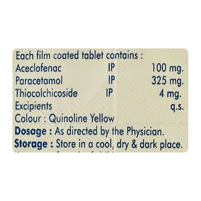 ACENIP TH PLUS 4mg Tablet 10's - Muscle Spasm-Mus