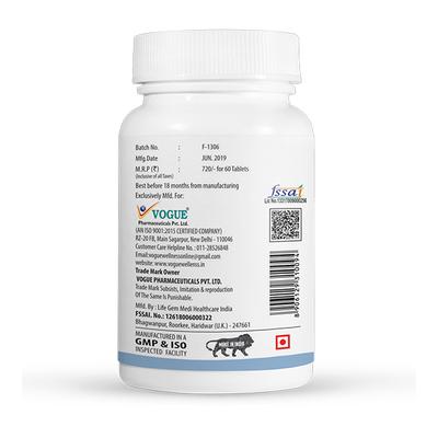 Vogue Wellness Biozip Capsule 60's - Speciality Medicines
