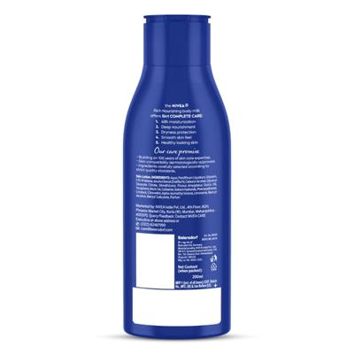 Nivea Body Milk 5 in 1 Complete Care Nourishing Lotion (Dry to Very Dry Skin) 200 ml - Lotions & Creams