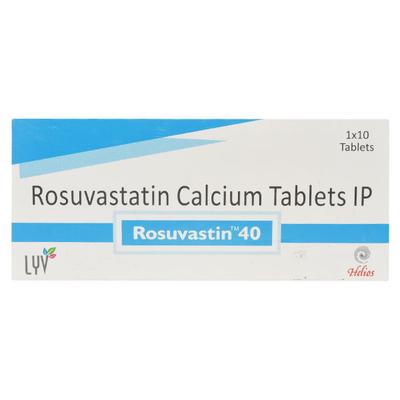 ROSUVASTIN 40 Tablet 10's - High Cholesterol-Dys