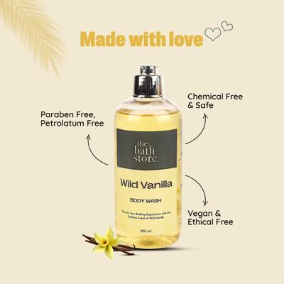 The Bath Store Wild Vanilla Body Wash 300 ml - Shower Gels & Body Wash