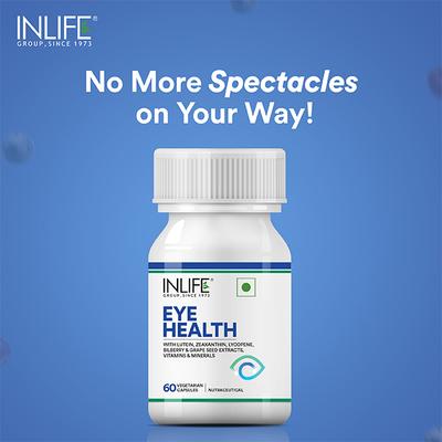 Inlife Eye Health Vegetarian Capsules 60's - Calcium And Minerals