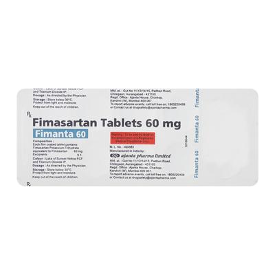 FIMANTA 60mg Tablet 10's - Hypertension-Ana