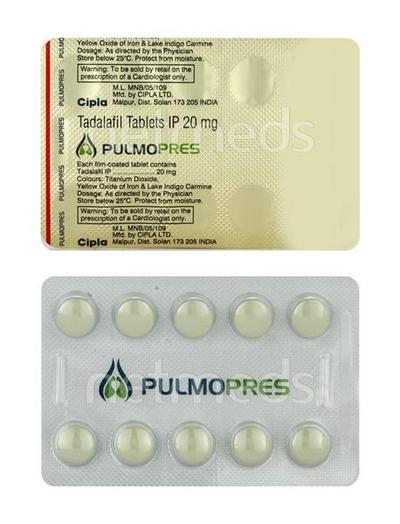 Pulmopres Tablet 10'S - Impotence/Erectile Dysfunction (Ed)