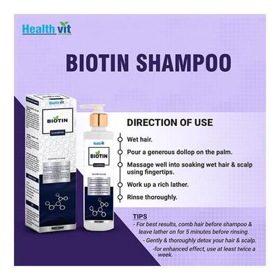 Healthvit Biotin Shampoo 200 ml - Shampoos