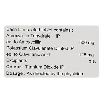 MOCA 625 Tablet 10's - Bacterial Infections-Pen
