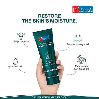 Dr Batra's Moisturizing Face Wash - Aloe Vera 50 gm - Face Wash & Cleansers