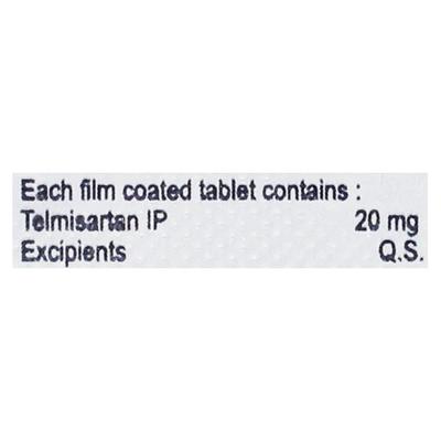 TELSART 20 Tablet 10's - Hypertension-Ang