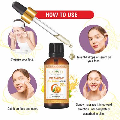 Eartho Essentials Skin Radiance Serum - Vitamin C 30 ml - Face Serum