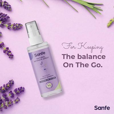 Sanfe Natural Intimate Spray - Lavendar & Tea Tree 50 ml - Intimate Care