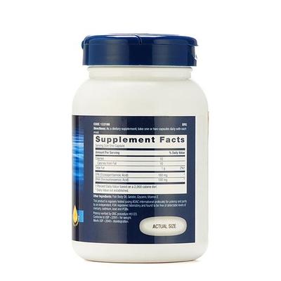 GNC Fish Body Oil 1000 mg Capsule 90's - Omega Fish Oil Fatty Acids