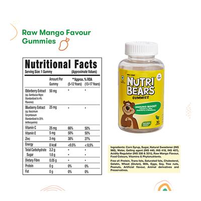 Nutribears Immuno Boost Gummies 30's - Multi-Vitamins