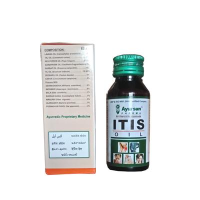 Ayursun Itis Oil 60 ml - Pain Relief (Ayush)