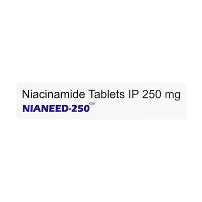 WEST COAST NIANEED 250 NIACINAMIDE 250MG TABLETS 60'S - Hair & Skin