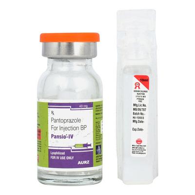 PANSIO IV 40 Injection 1's - Ulcer/Reflux/Flatulence-Aaa