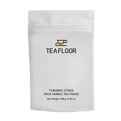 Teafloor Turmeric Citrus Spice Herbal Tea Tisane 100 gm - Teas