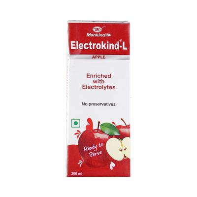 Electrokind L Apple Drink Liquid 200ml - Supplements-Sup