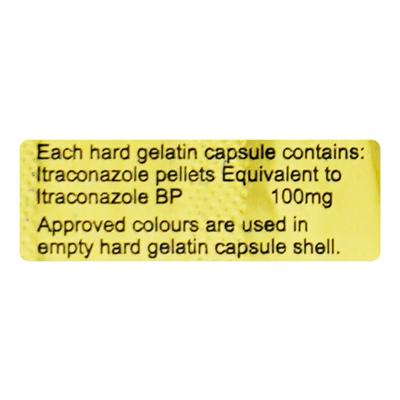 AFDERM 100 Capsule 7's - Fungal Infections-Anf