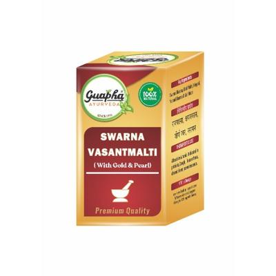 Guapha Ayurveda Swarna Vasantmalti (with Gold & Pearl) Tablet 50's - Speciality Medicines