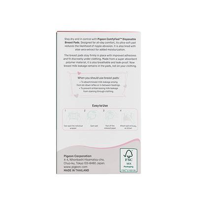 Pigeon Comfy Feel Breast Pads 12's - Breast Pads & Shields