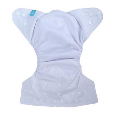 Bumberry Reusable Sleeper Diaper - White - Diapers & Wipes