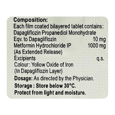 DPO M 10mg/1000mg Tablet 10's - Diabetes-Ant
