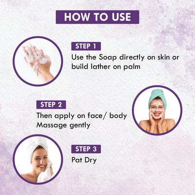 Kozicare Saffron Soap (Pack of 3 x 75 gm) 1's - Soaps