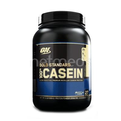 Optimum Nutrition (On) 100% Casein Protein Creamy Vanilla 2Lb - Workout Essentials