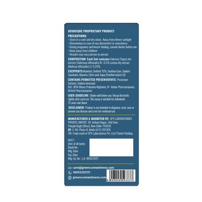 GreenCure Restosleep Herbal Syrup 100 ml - Speciality Medicines
