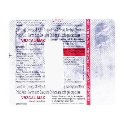 VRZCAL MAX Softgel 10's - Supplements-Vam