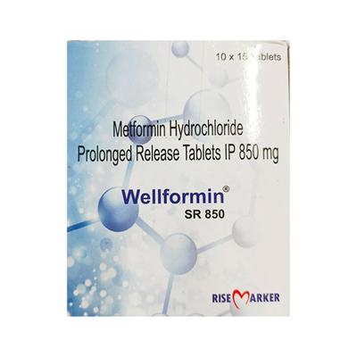 WELLFORMIN SR 850 Tablet 15's - Diabetes-Ant