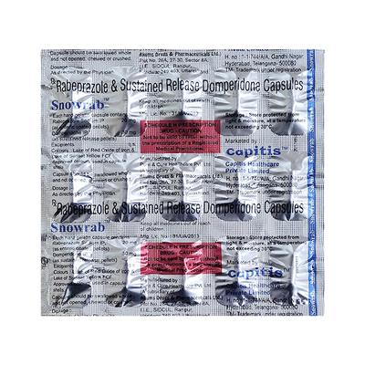 SNOWRAB Capsule 15's - Ulcer/Reflux/Flatulence-Aaa