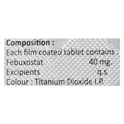FYTAB 40 Tablet 15's - Gout