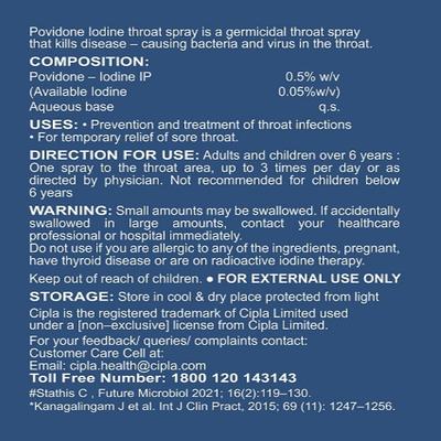 Cofsils Experdine Throat Spray 50 ml - Sore Throat Lozenges