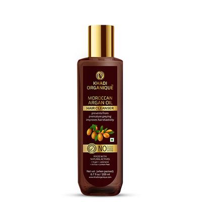 Khadi Organique Hair Cleanser - Moroccan Argan Oil 200 ml - Personal Care (Ayush)