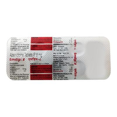 EMDIP 8 Tablet 10's - Hypertension-Cal