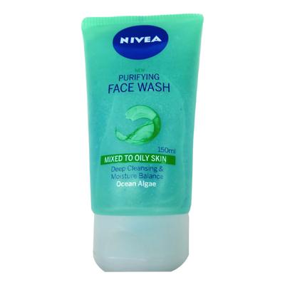 Nivea Purifying Face Wash for Mixed to Oily Skin - Ocean Algae 150 ml - Face Washes