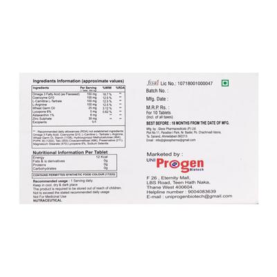 MTV Q 10 Tablet 10's - Supplements-Sup