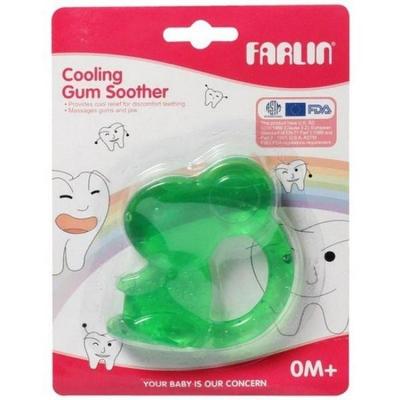 Farlin Rabbit Cooling Gum Soother - Green 1's - Baby Oral Care