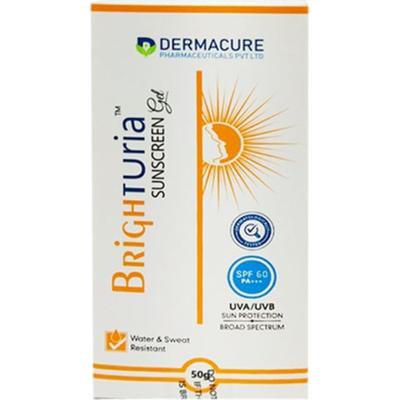 BRIGHTURIA SPF 60 PA++ Sunscreen Gel 50gm - Sunscreen Preparations-Emo