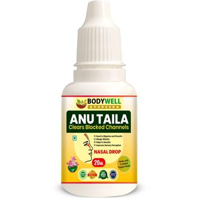 Bodywell Anu Taila Nasal Oil Drops (Pack of 2 x 20 ml) - Cough & Cold (Ayush)